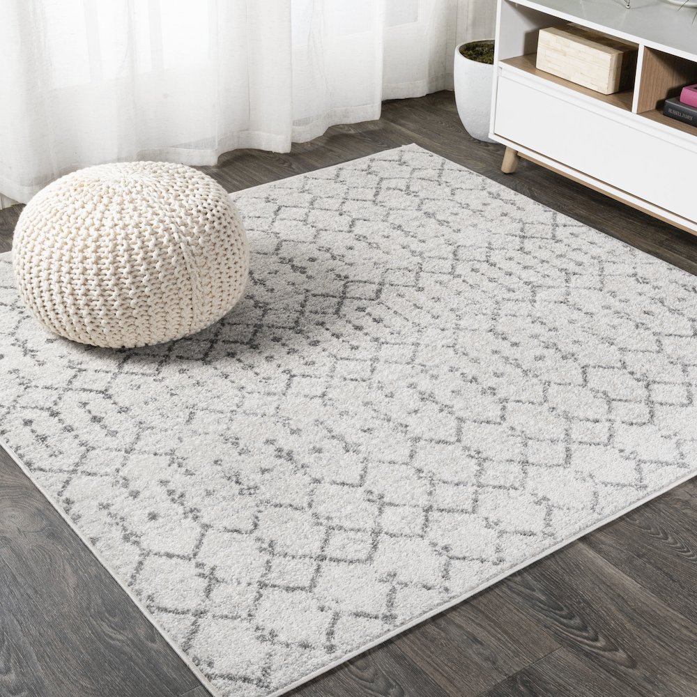 Moroccan Hype Boho Vintage Diamond Area Rug. Picture 2