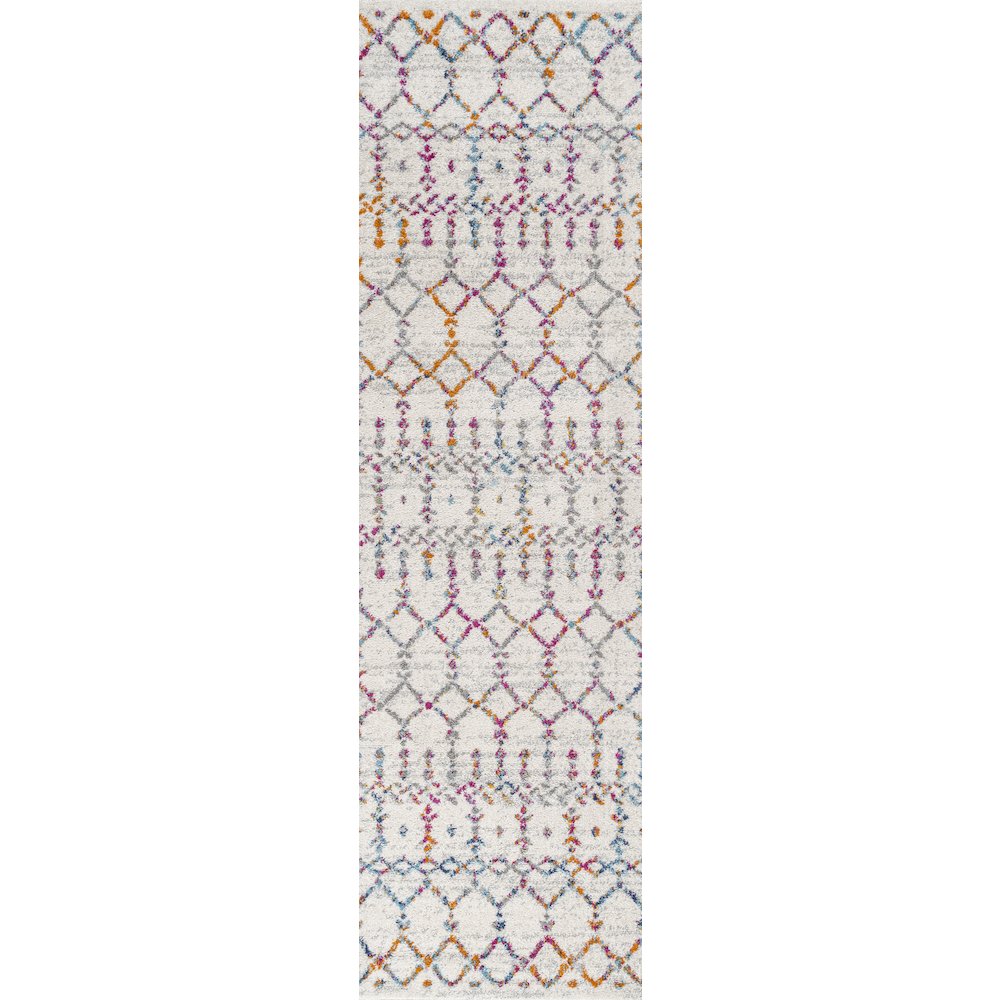Moroccan Hype Boho Vintage Diamond Area Rug. Picture 1
