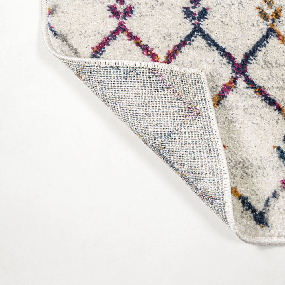 Moroccan Hype Boho Vintage Diamond Area Rug. Picture 6