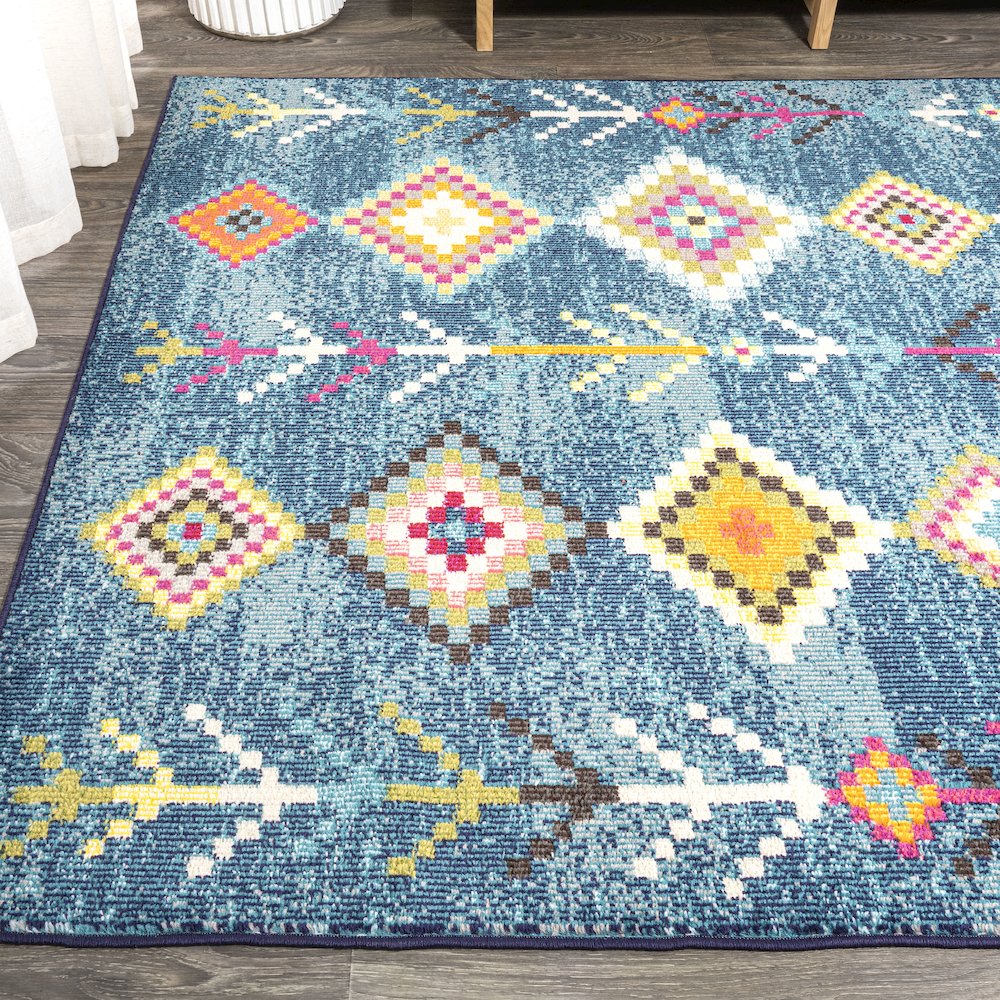 Tribal Love Geometric Area Rug. Picture 3
