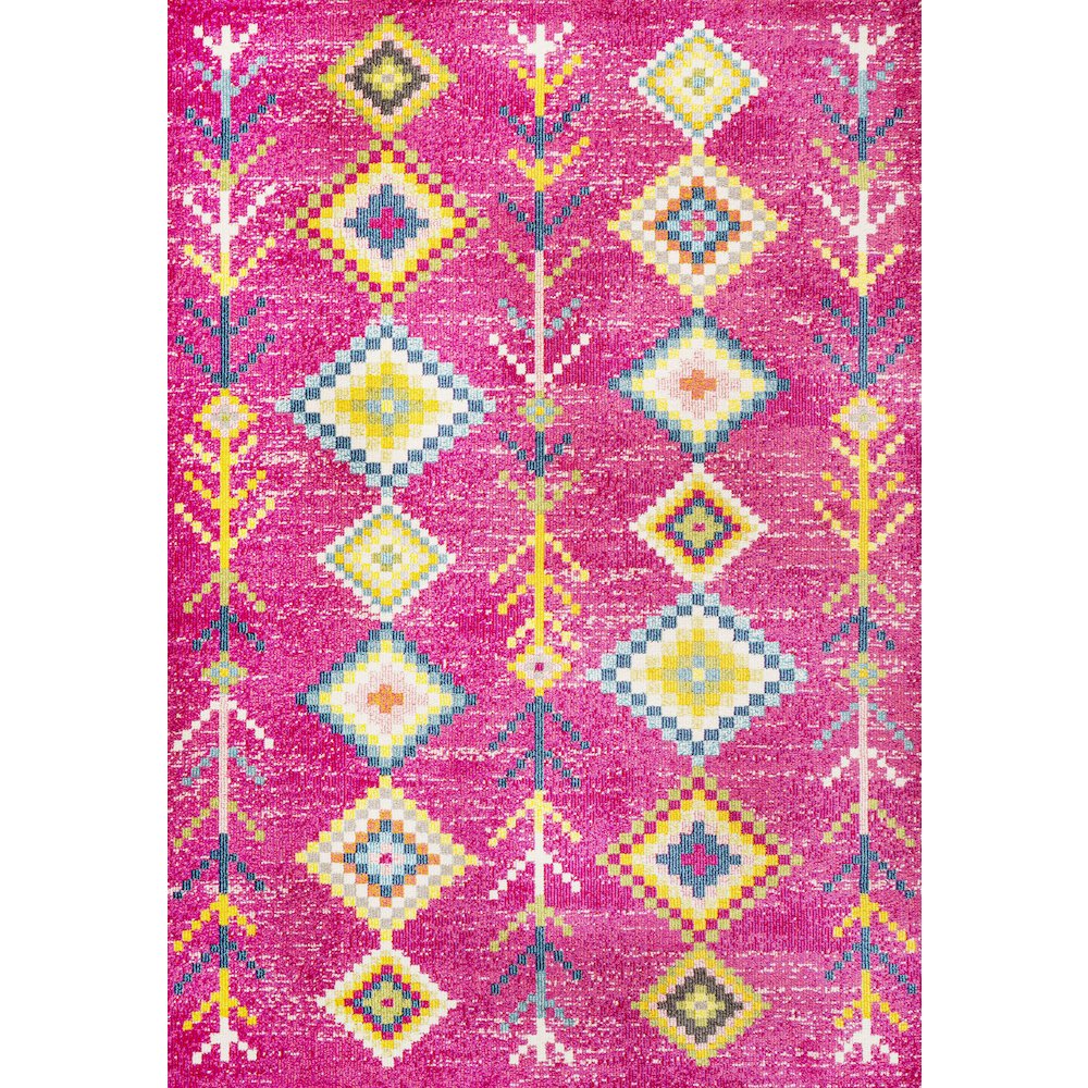 Tribal Love Geometric Area Rug. Picture 1