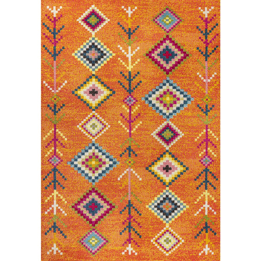 Tribal Love Geometric Area Rug. Picture 1