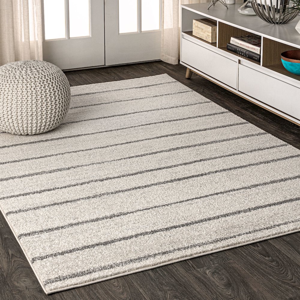 Williamsburg Minimalist Stripe Area Rug. Picture 2
