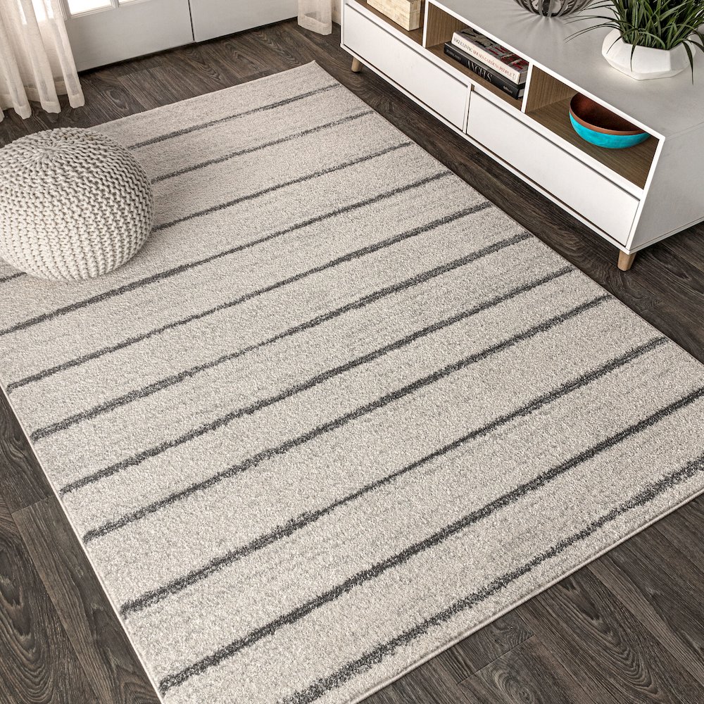 Williamsburg Minimalist Stripe Area Rug. Picture 4