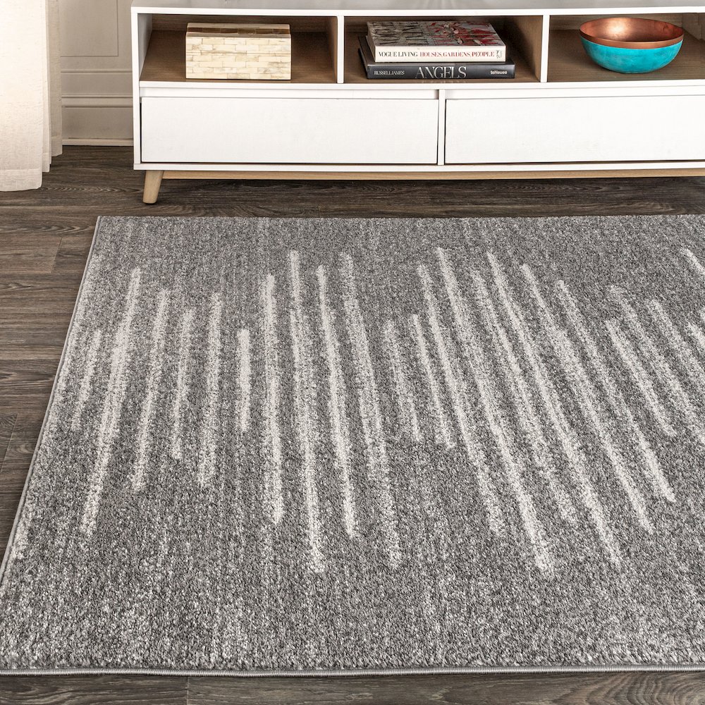 Aya Berber Stripe Geometric Area Rug. Picture 3