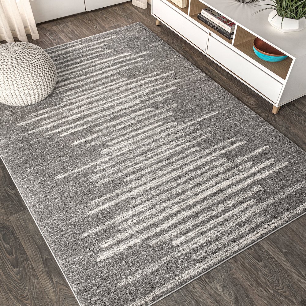 Aya Berber Stripe Geometric Area Rug. Picture 4