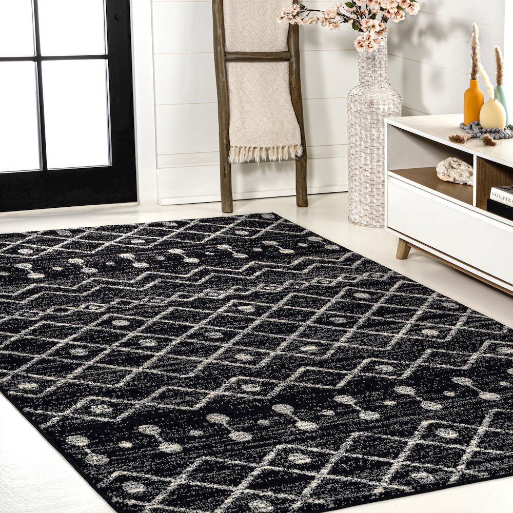 Aksil Moroccan Beni Souk Area Rug. Picture 3