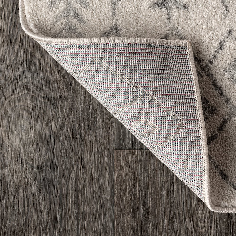 Ziri Moroccan Geometric Area Rug. Picture 6