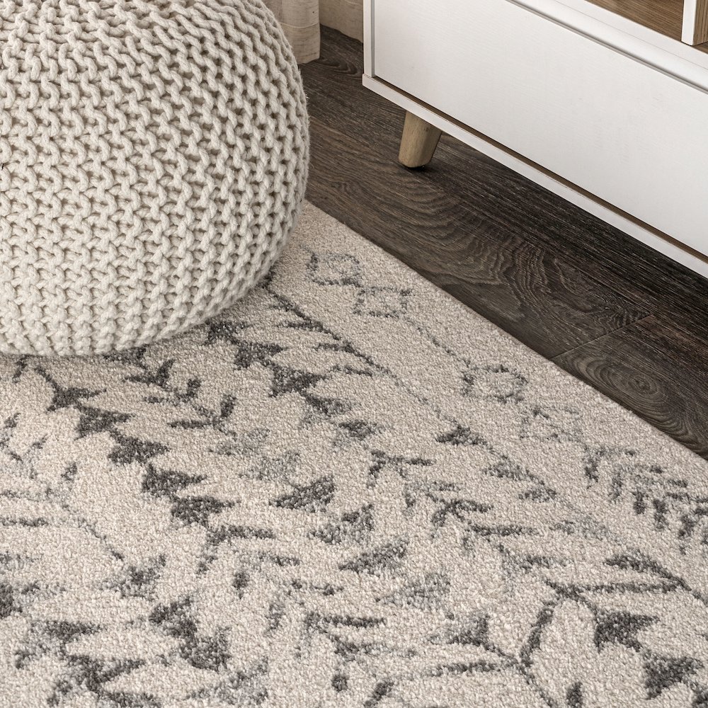 Ziri Moroccan Geometric Area Rug. Picture 8