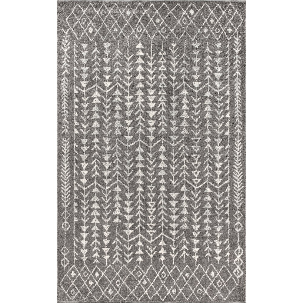 Ziri Moroccan Geometric Area Rug. Picture 1