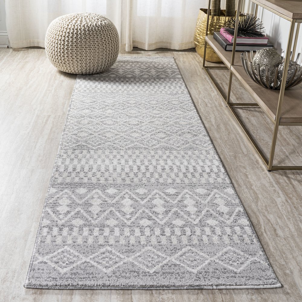 Ifrane Berber Geometric Stripe Area Rug. Picture 2