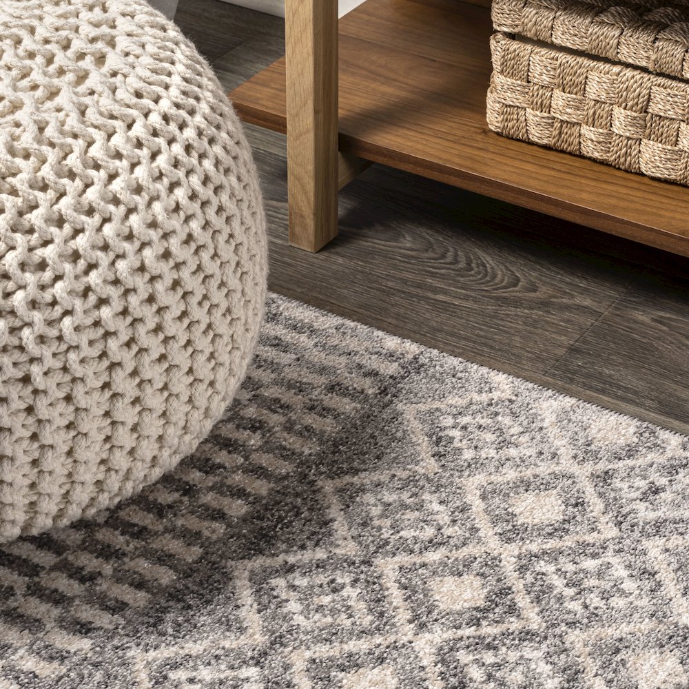 Ifrane Berber Geometric Stripe Area Rug. Picture 5