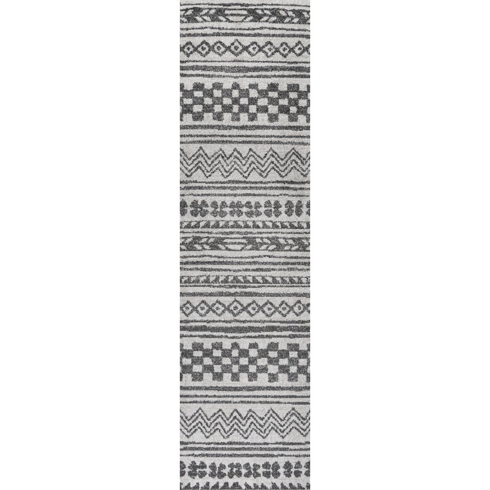 Imlil Tribal Geometric Stripe Area Rug. Picture 1