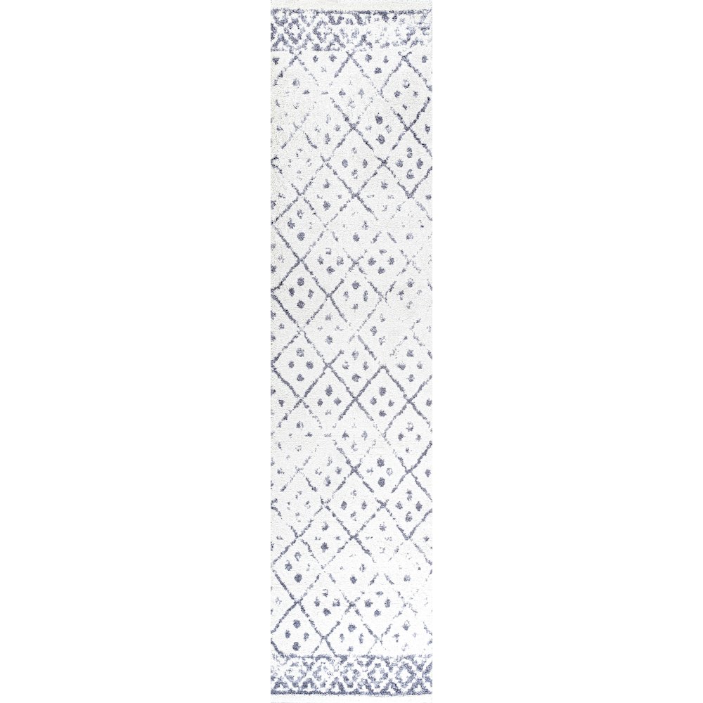 Juba Moroccan Geometric Diamond Area Rug. Picture 1