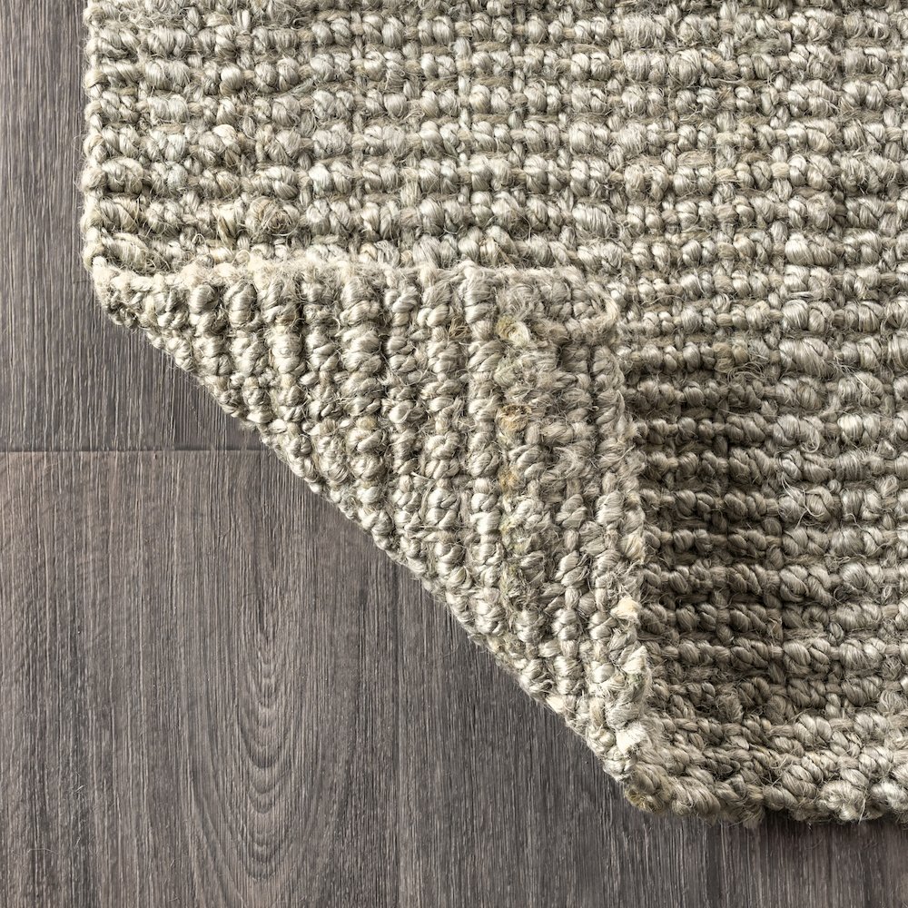 Pata Hand Woven Chunky Jute Area Rug. Picture 4