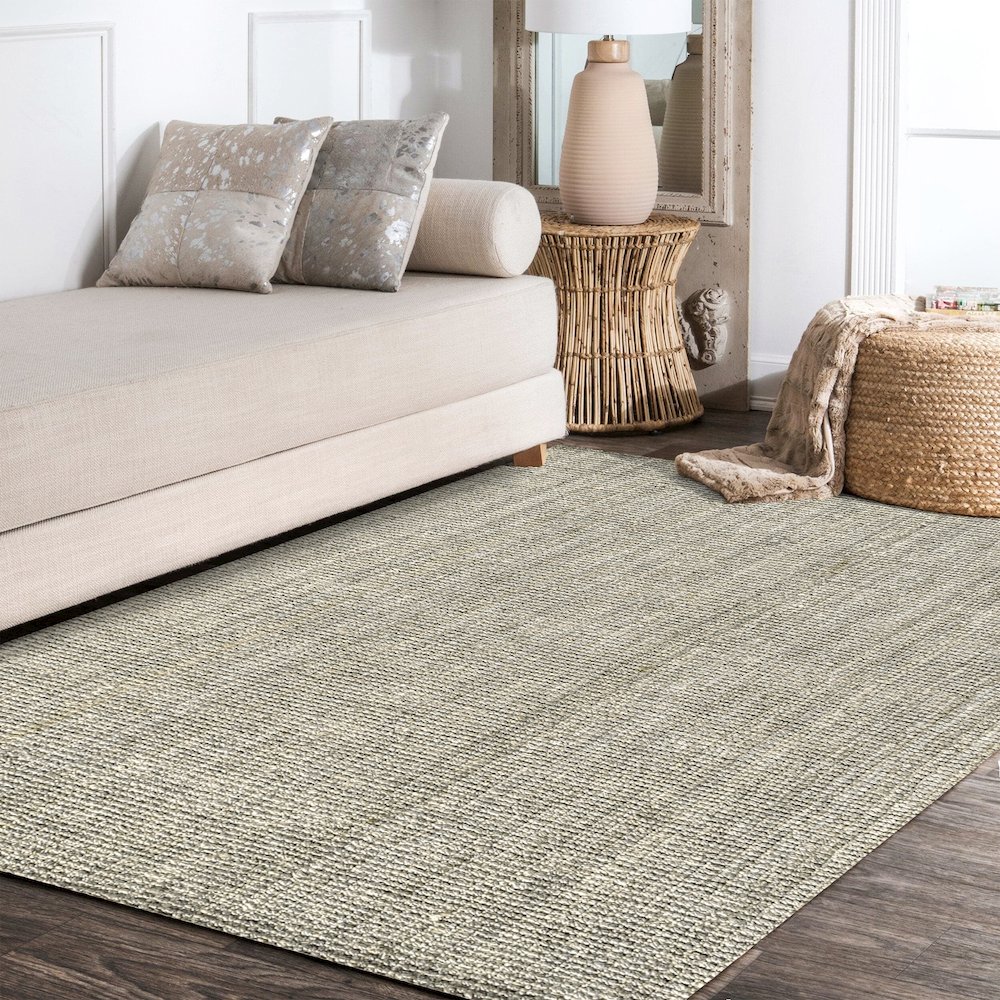 Pata Hand Woven Chunky Jute Area Rug. Picture 8