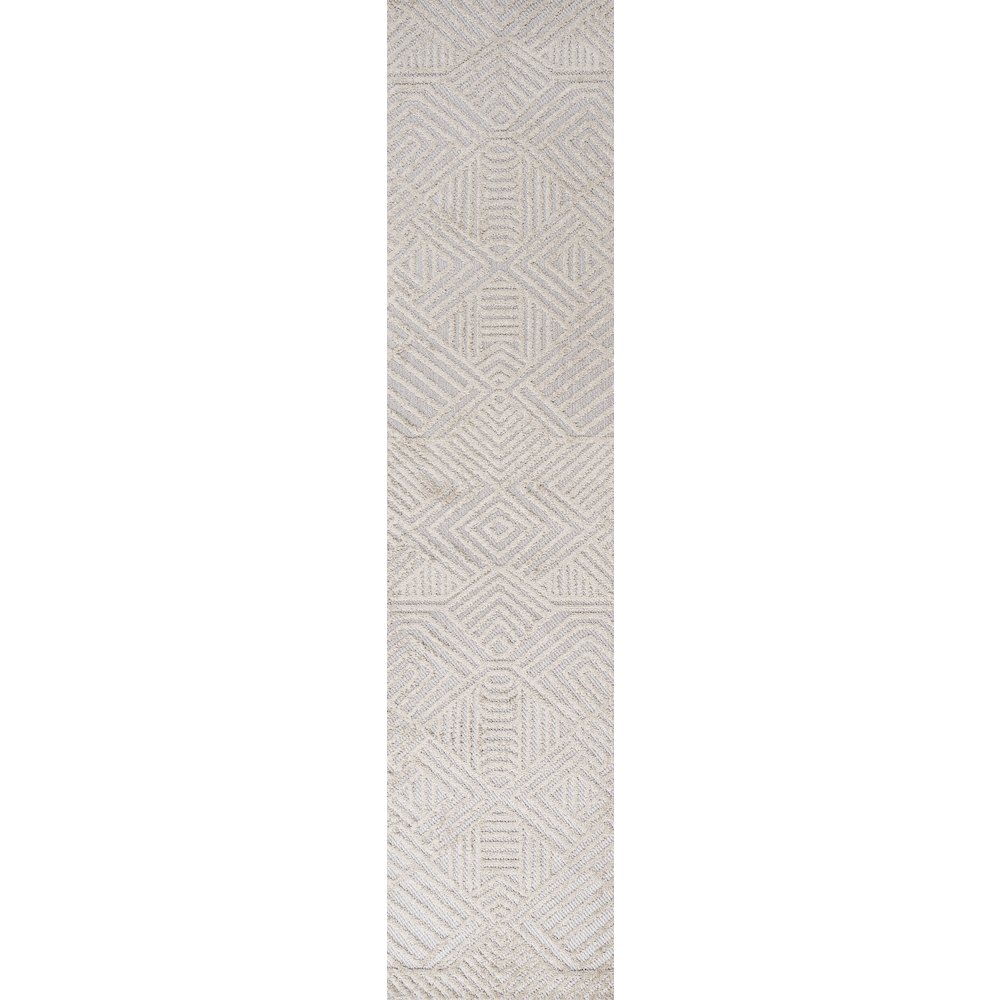 Jordan High-Low Pile Art Deco Geometric Indoor/Outdoor Area Rug. Picture 1