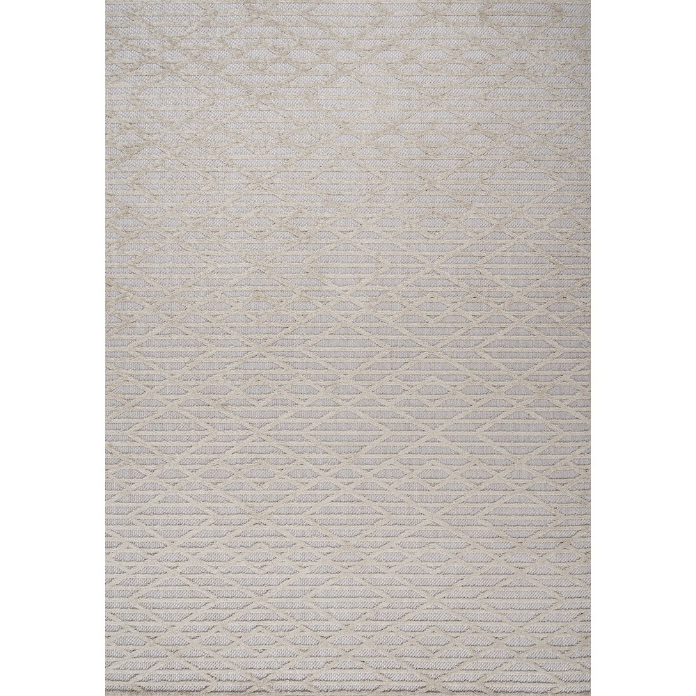 Ararat High-Low Pile Moroccan Diamond Modern Indoor/Outdoor Area Rug. Picture 1