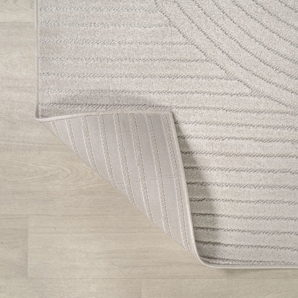 Skagen Minimalist Curve Geometric Area Rug. Picture 6