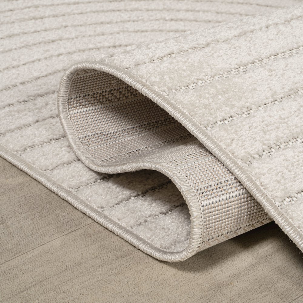 Skagen Minimalist Curve Geometric Area Rug. Picture 9