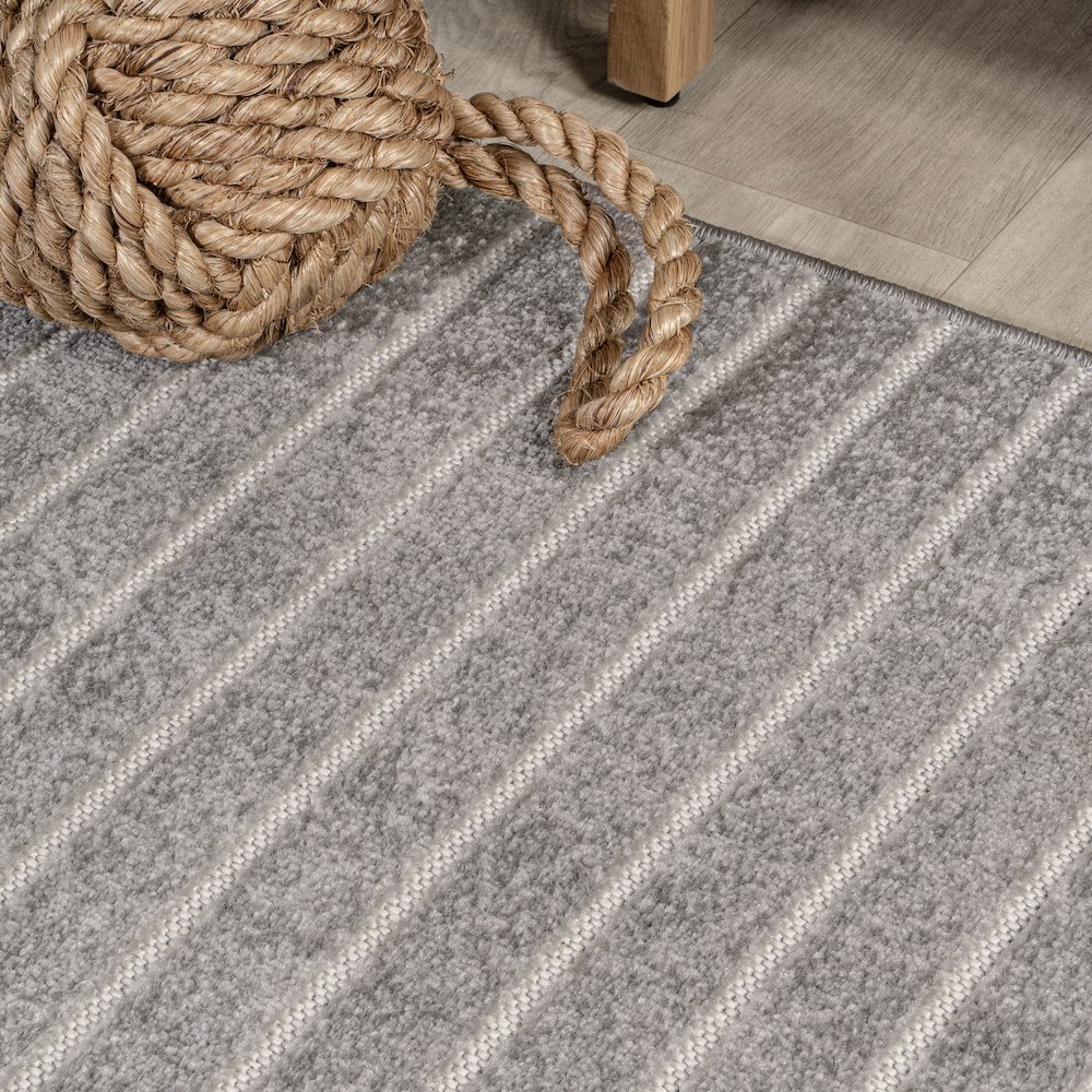 Odense Minimalist Angle Geometric Area Rug. Picture 7