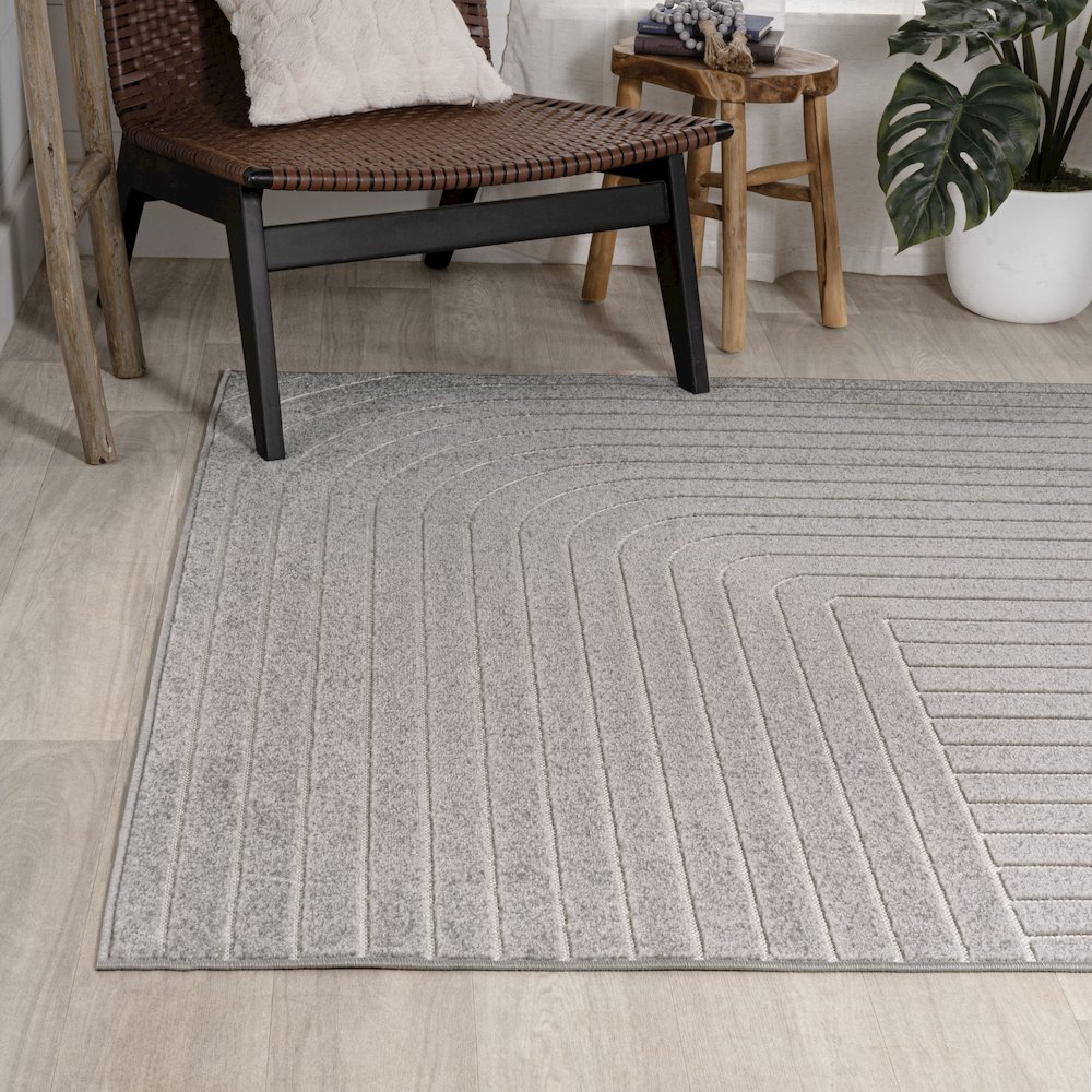 Odense Minimalist Angle Geometric Area Rug. Picture 3