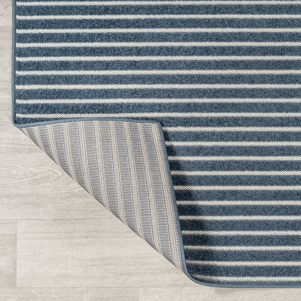 Aarhus Minimalist Scandi Striped Area Rug. Picture 6