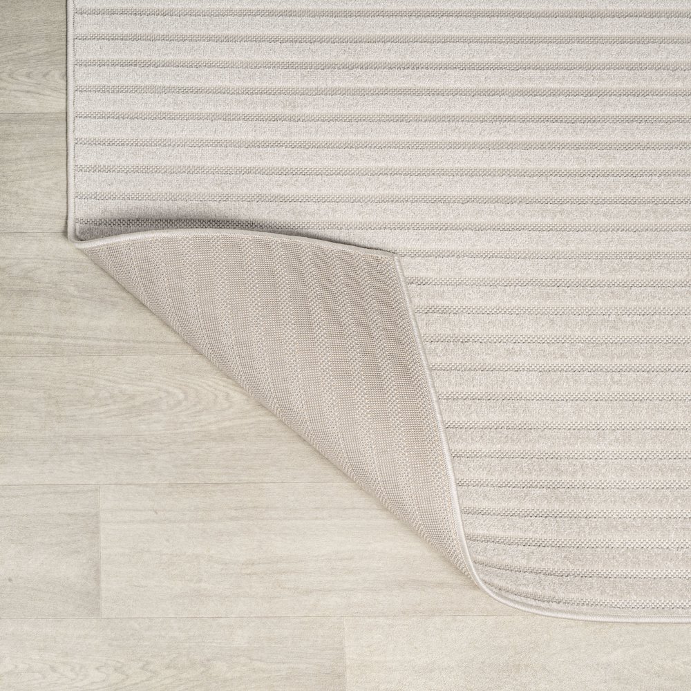 Aarhus Minimalist Scandi Striped Area Rug. Picture 6