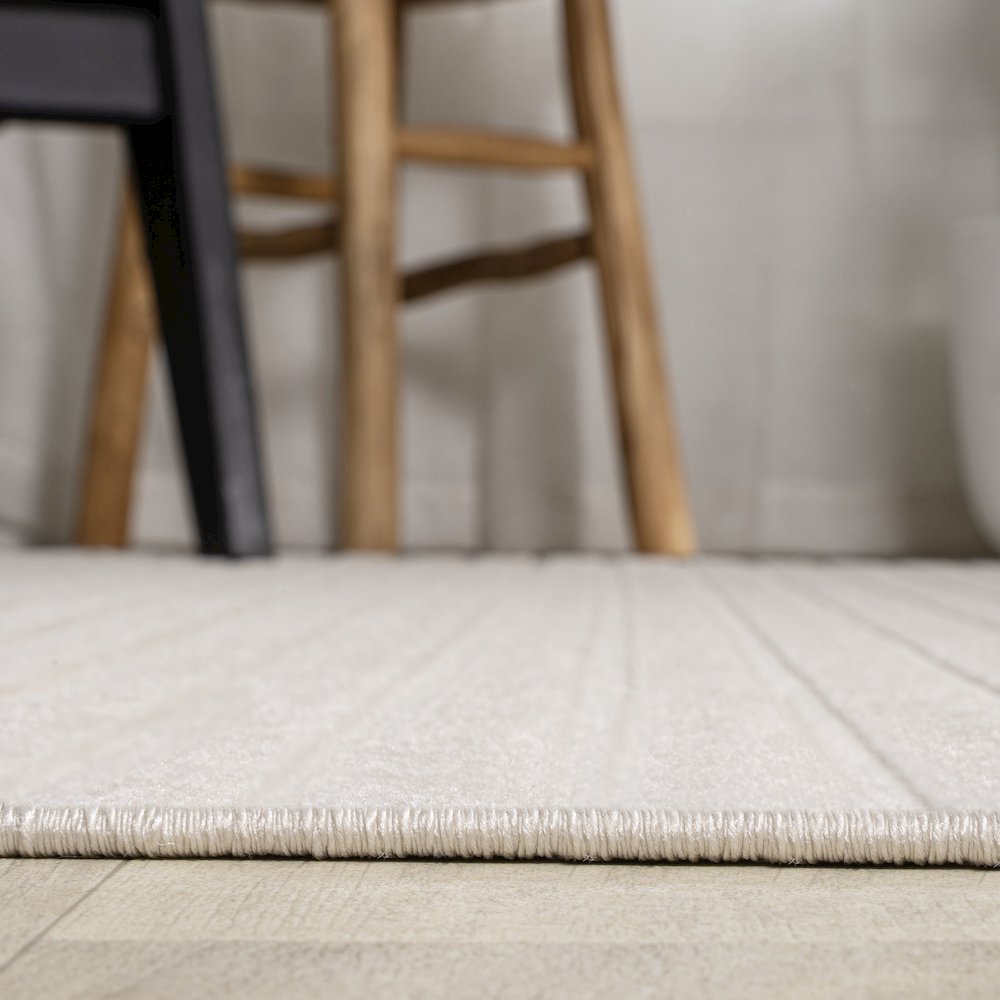 Aarhus Minimalist Scandi Striped Area Rug. Picture 10