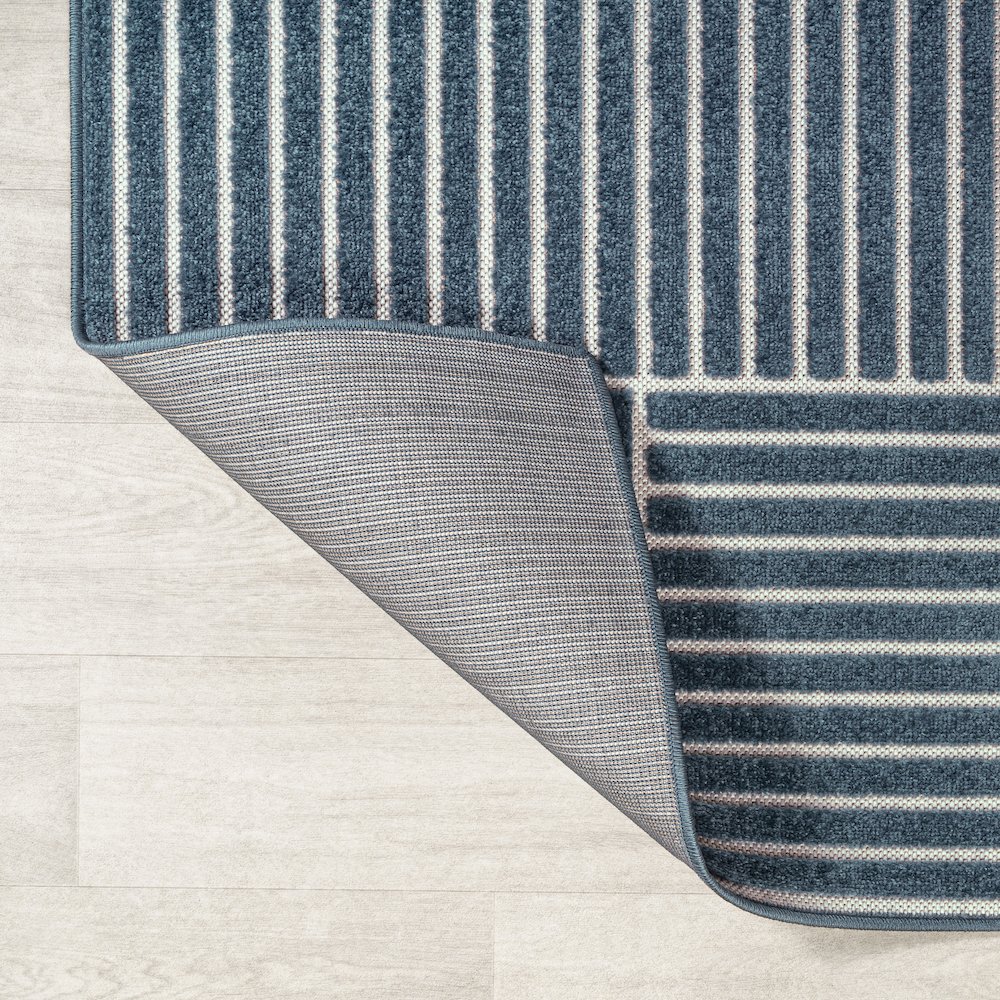 Nordby Geometric Arch Scandi Striped Area Rug. Picture 4