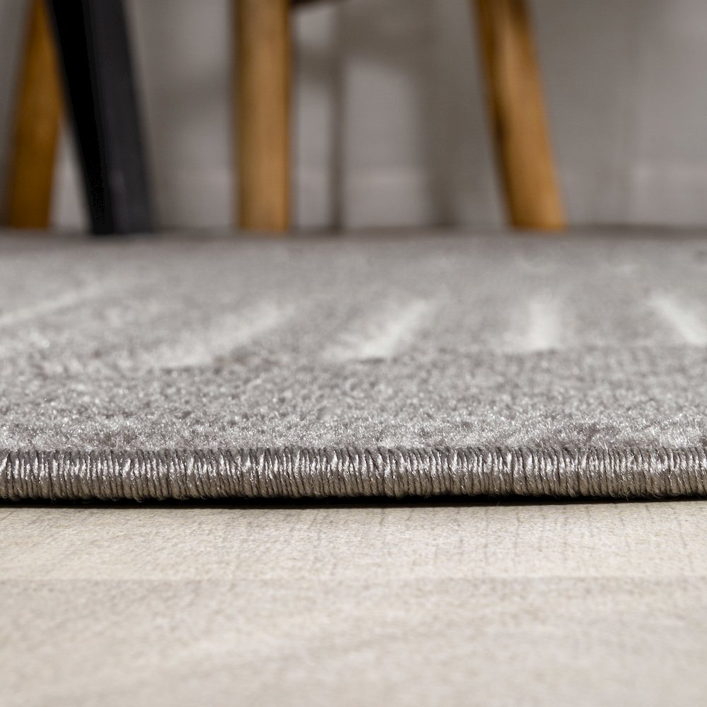 Nordby Geometric Arch Scandi Striped Area Rug. Picture 8
