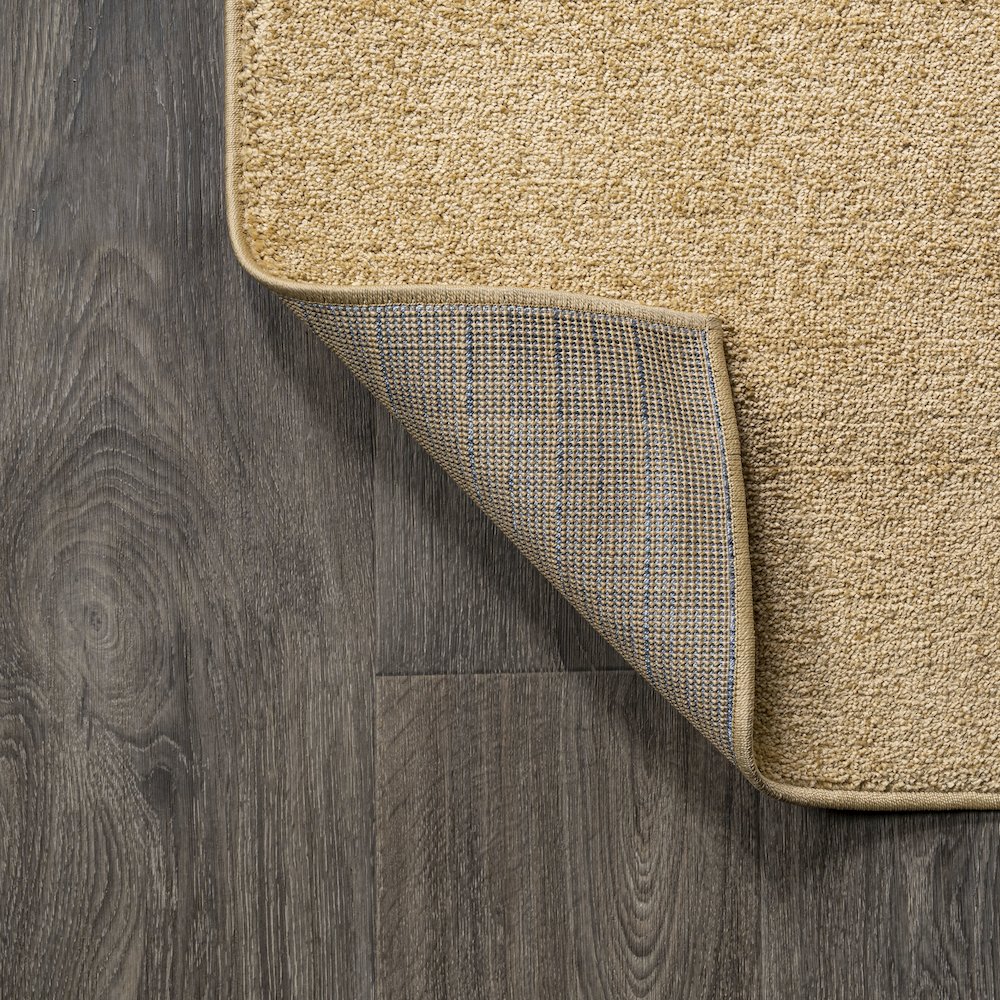 Haze Solid Low Pile Area Rug Mustard. Picture 3