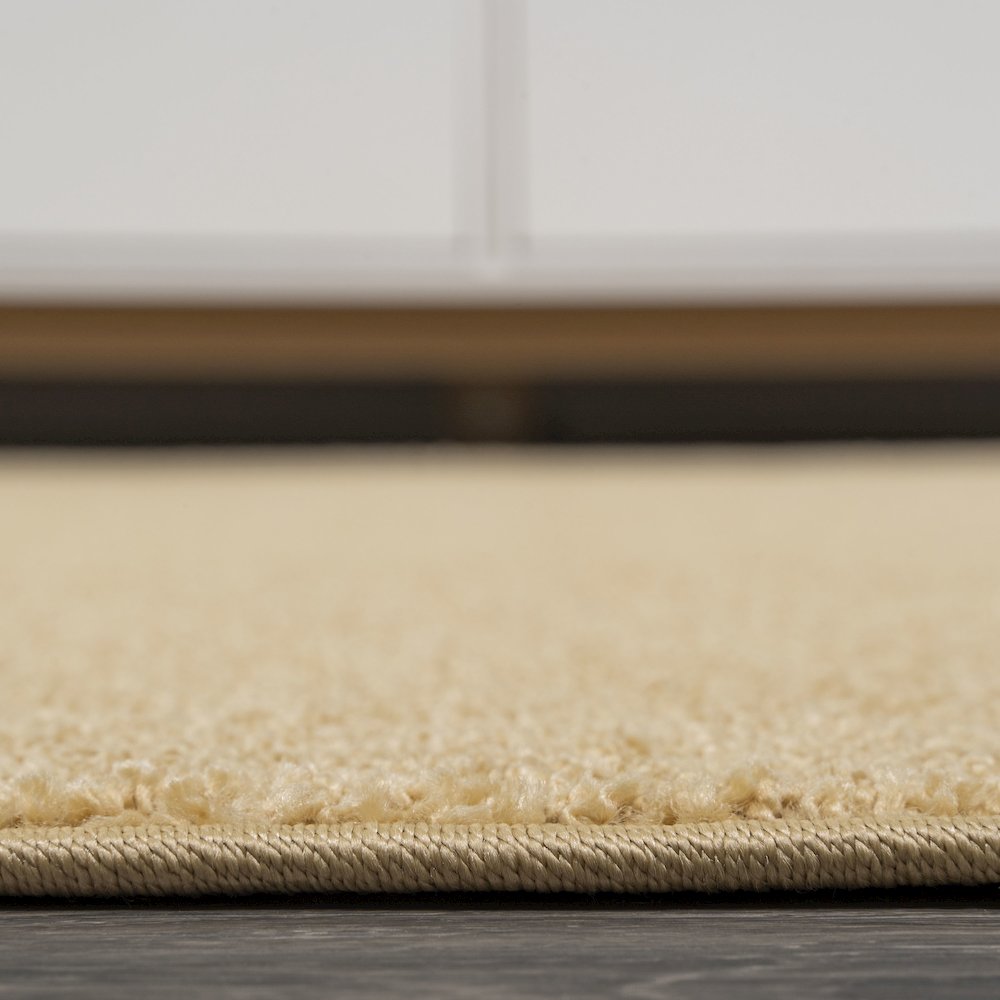 Haze Solid Low Pile Area Rug Mustard. Picture 9