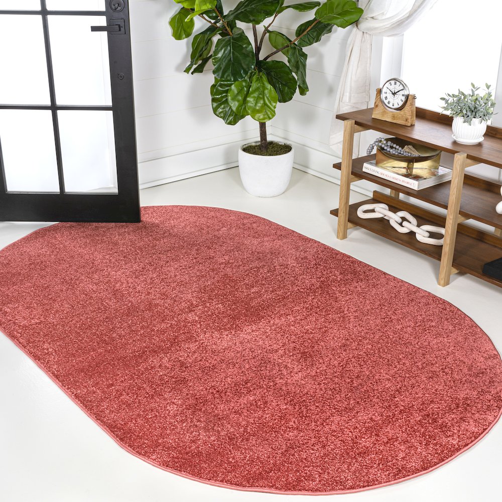 Haze Solid Low-Pile Area Rug. Picture 10