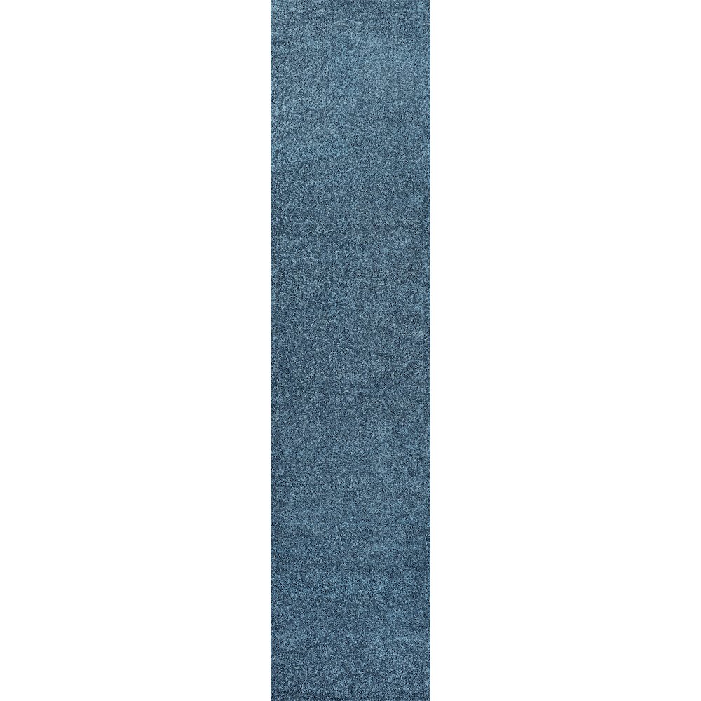 Haze Solid Low Pile Area Rug Turquoise. Picture 1