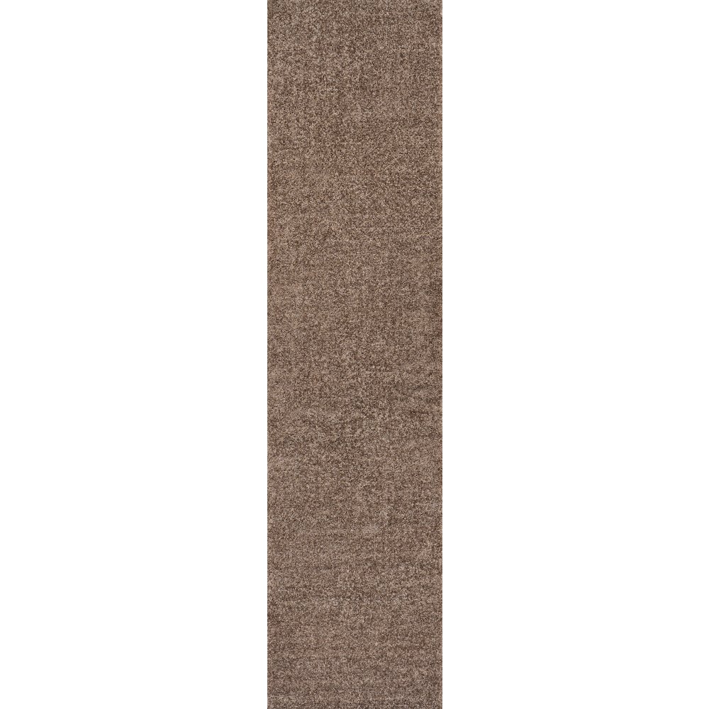 Haze Solid Low Pile Area Rug Brown. Picture 1
