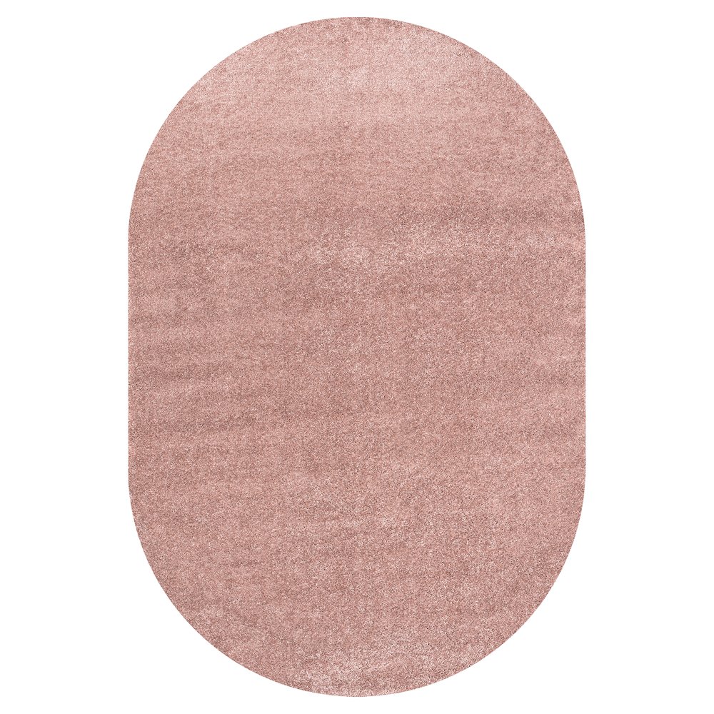 Haze Solid Low Pile Area Rug Pink. Picture 1