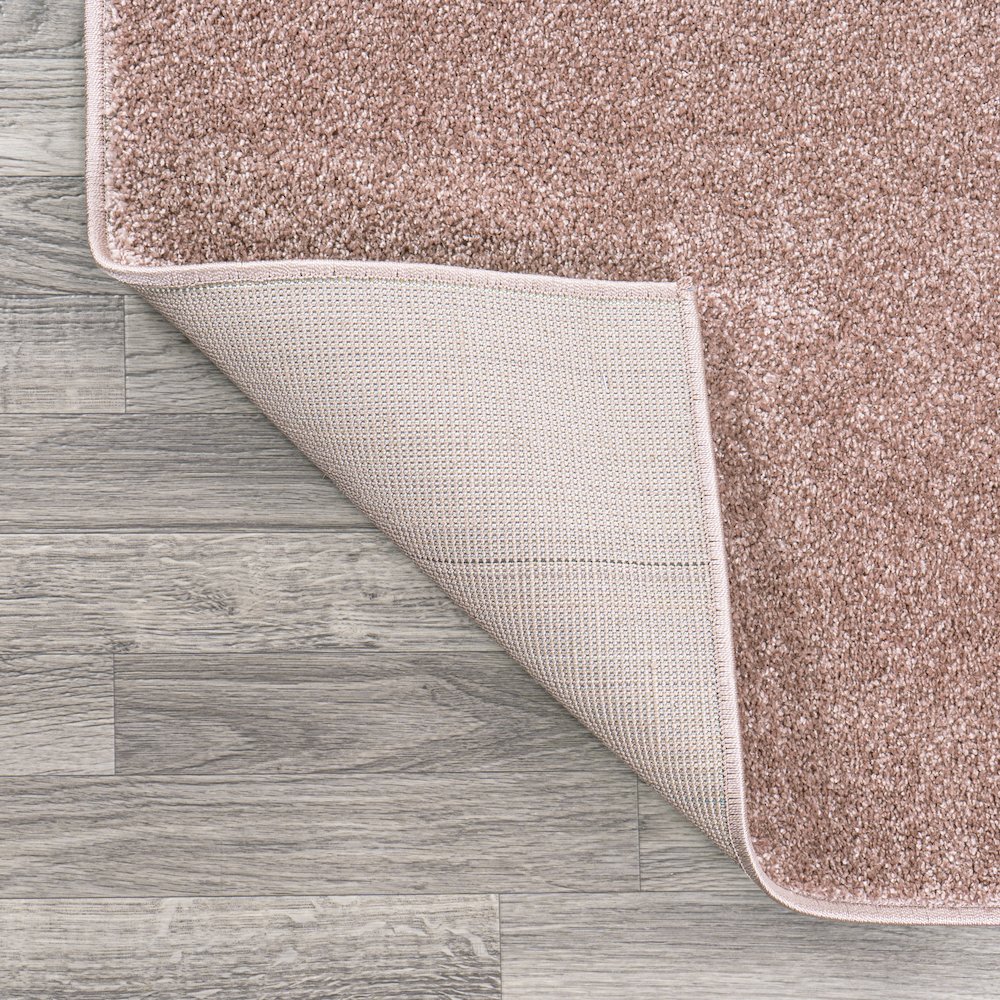 Haze Solid Low Pile Area Rug Pink. Picture 3