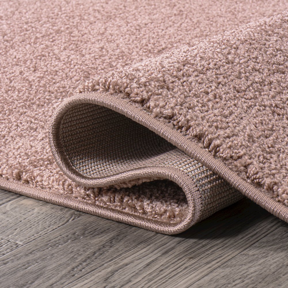 Haze Solid Low Pile Area Rug Pink. Picture 6