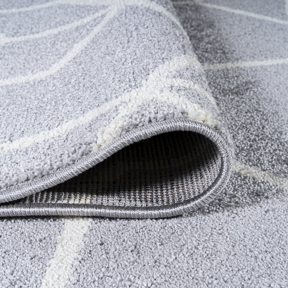 Tumbling Blocks Modern Geometric Area Rug. Picture 9