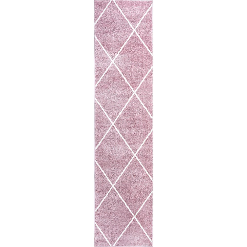 Cole Minimalist Diamond Trellis Area Rug. Picture 1