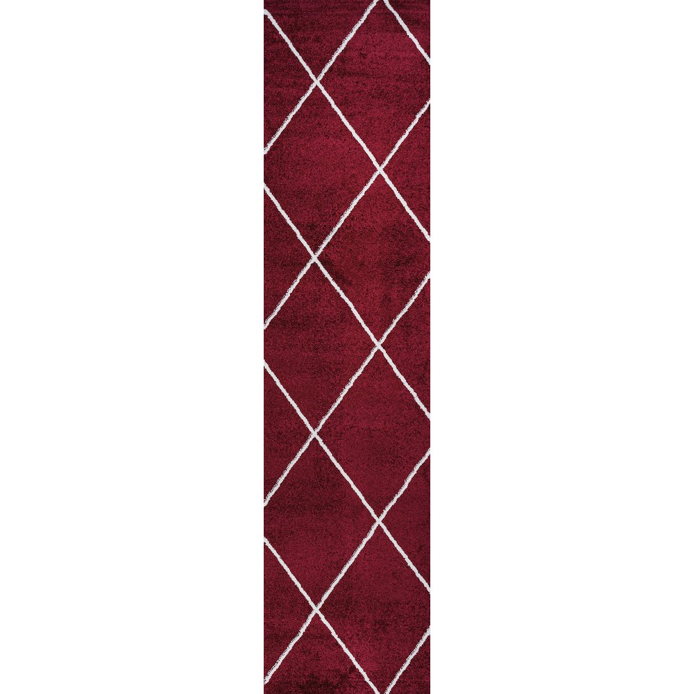 Cole Minimalist Diamond Trellis Area Rug. Picture 1