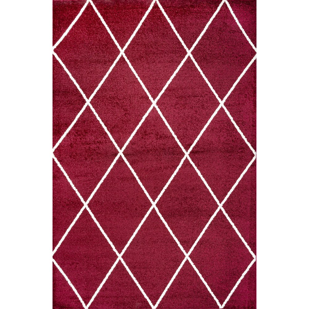 Cole Minimalist Diamond Trellis Area Rug. Picture 1