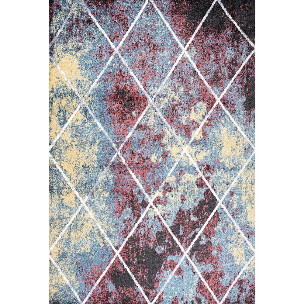 Cole Minimalist Diamond Trellis Area Rug. Picture 1
