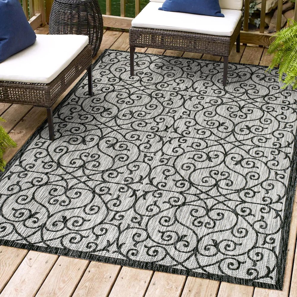 Madrid Vintage Filigree TetuWeave /Indoor/Outdoor  Rug. Picture 2