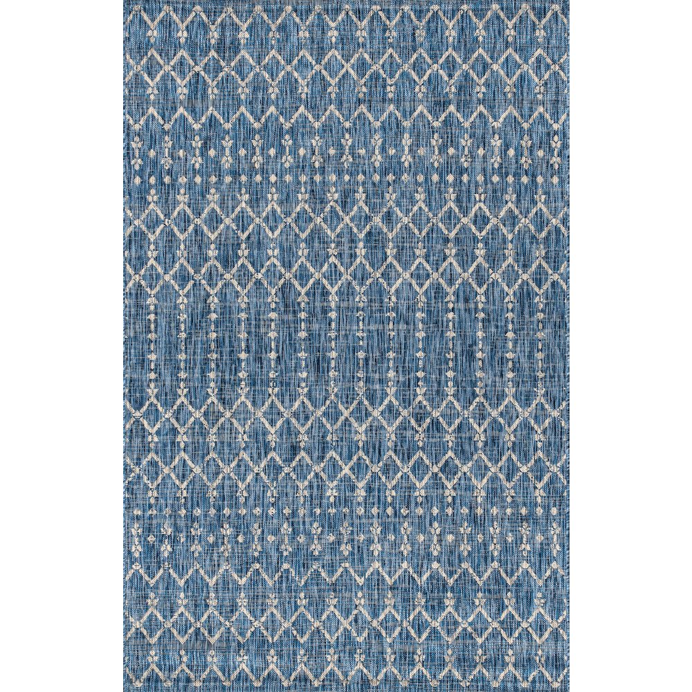 Ourika Moroccan Geometric Textured Weave Indoor/Outdoor Area Rug. Picture 1
