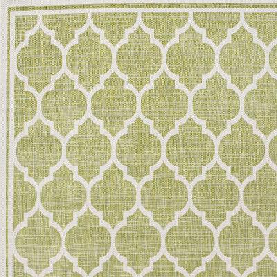 Trebol Moroccan Trellis Textured Weave Indoor/Outdoor Area Rug. Picture 12