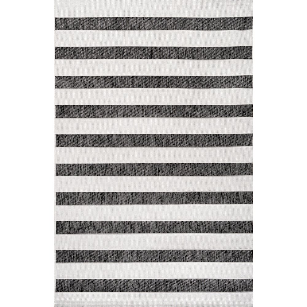Aveiro Wide Stripe Indoor/Outdoor Area Rug. Picture 1