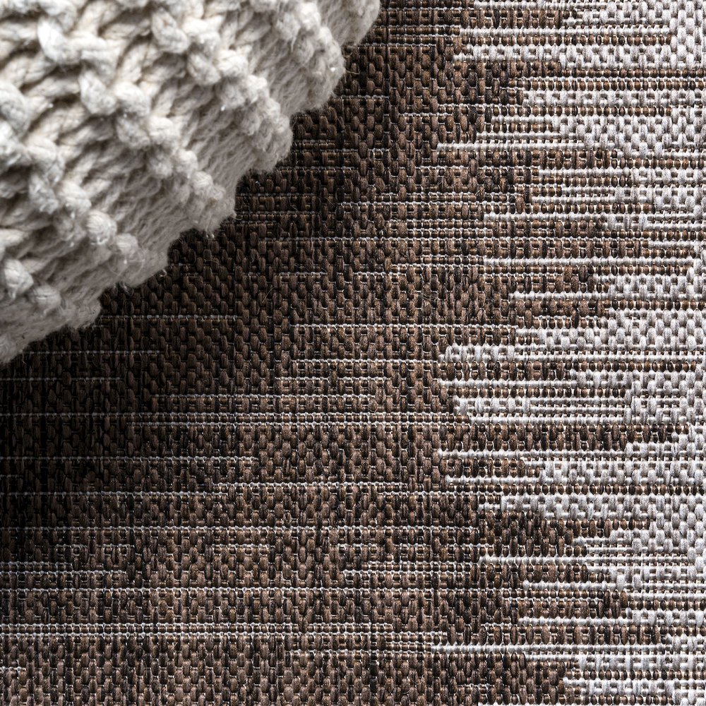 Tavira Modern Strie Indoor/Outdoor Area Rug. Picture 4