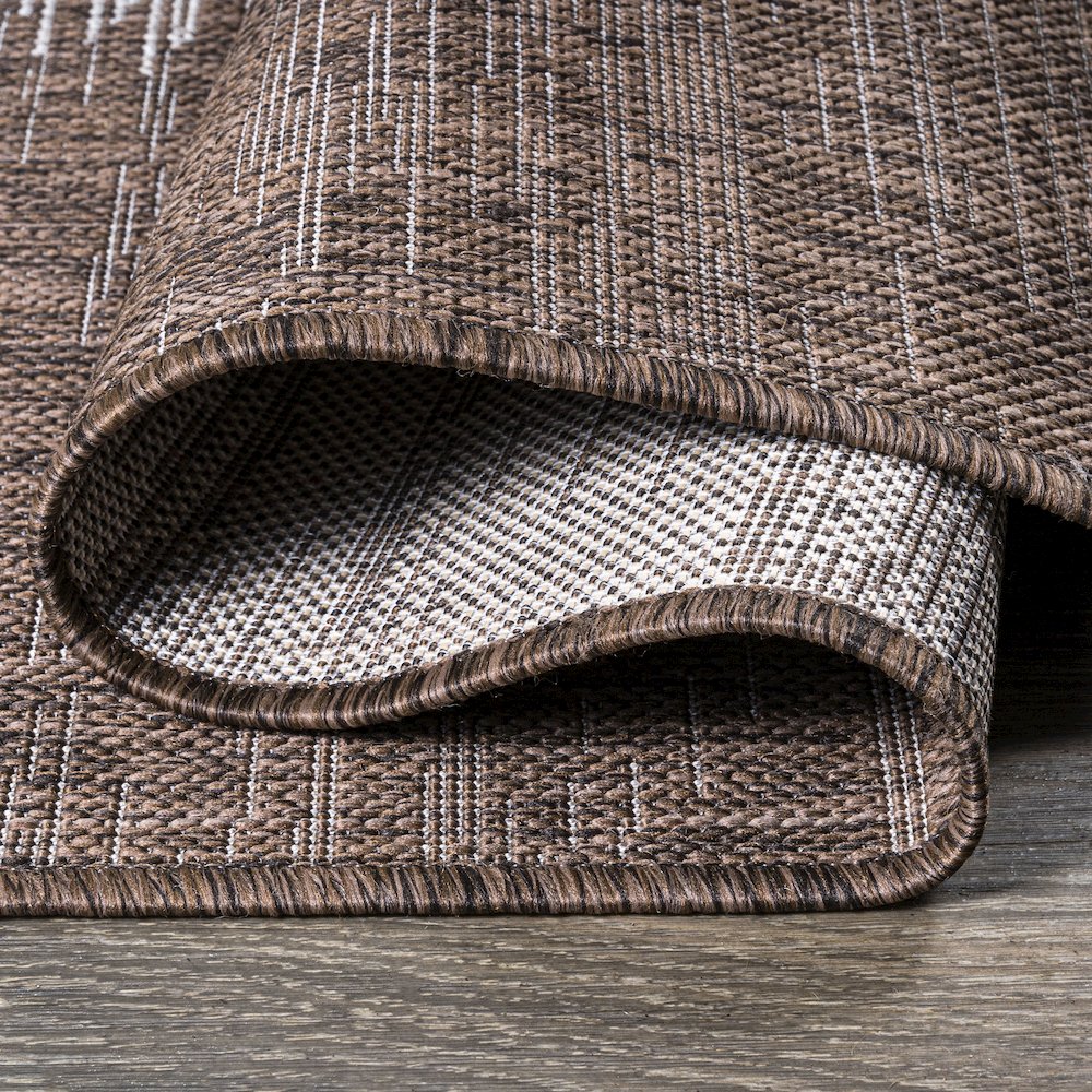Tavira Modern Strie Indoor/Outdoor Area Rug. Picture 8